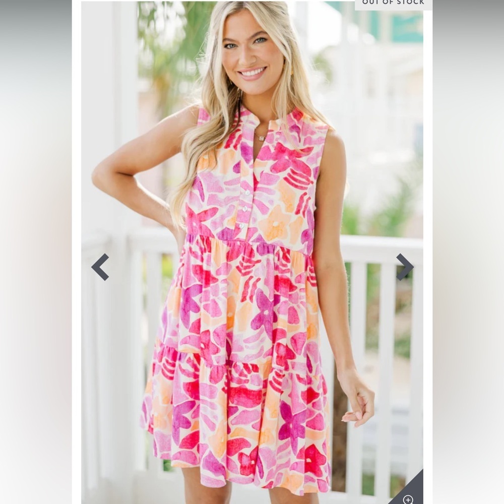 Baltic Born Floral Tank Mini Dress
